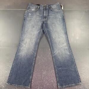 Tommy Bahama Indigo Palms Jeans Mens 36x32 Whiskered Bootcut Smoke Rise NWT